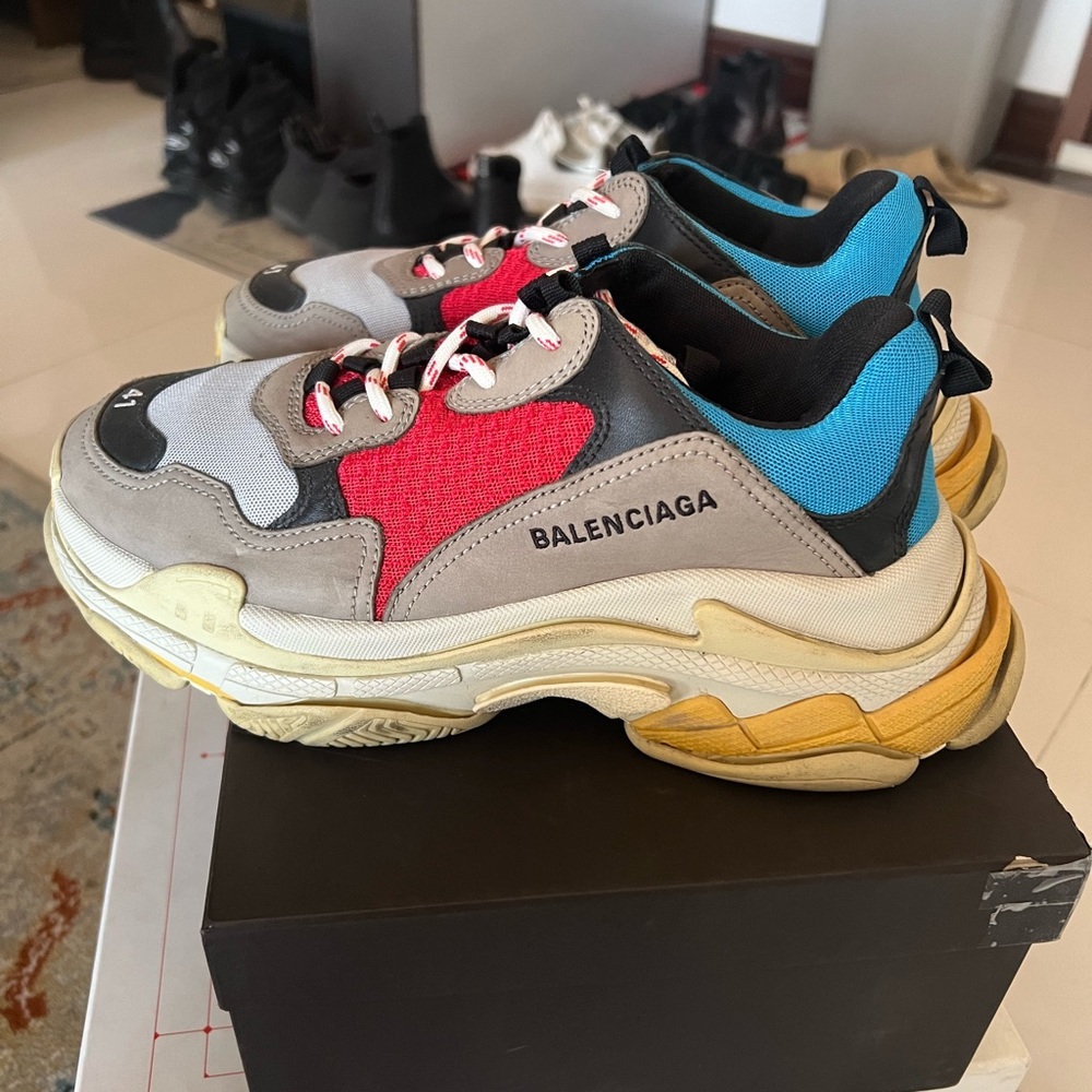 Balenciaga sneakers, size 41, block colors, original color version